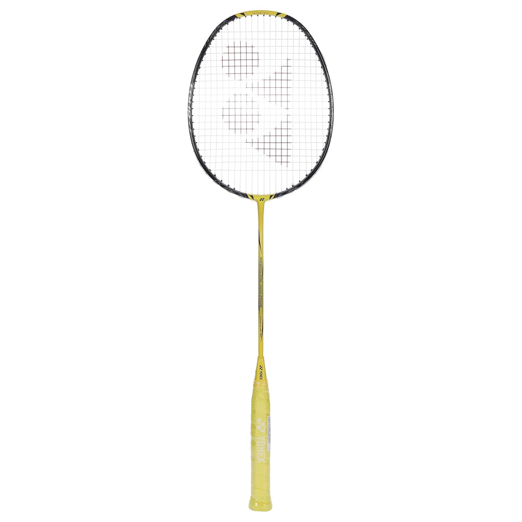 Yonex Graphite Strung Badminton Racquet Nanoflare 1000 Tour (G5 4U,Lightning Yellow)| HM Graphite, Nanocell NEO, EX-Hyper MG