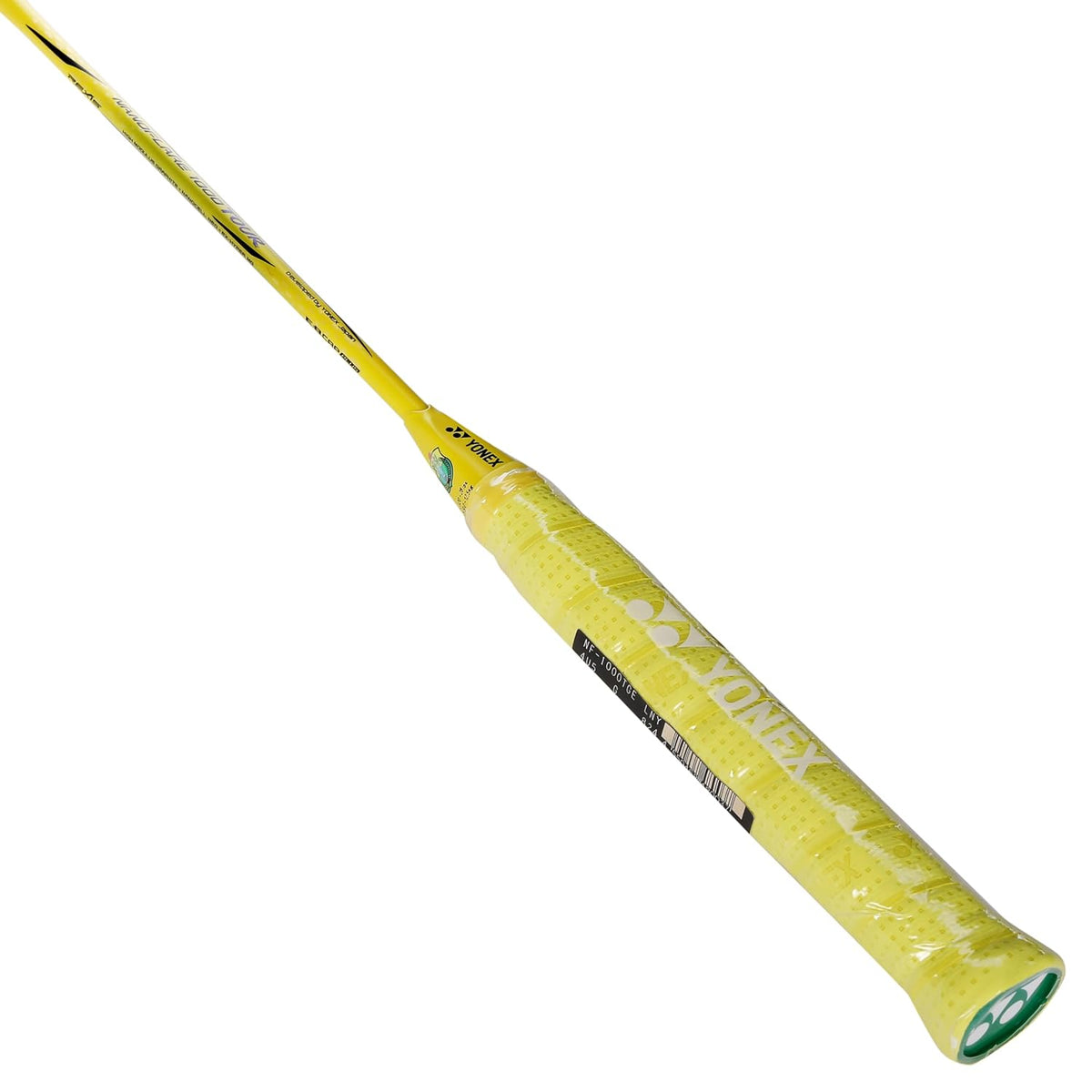 Yonex Graphite Strung Badminton Racquet Nanoflare 1000 Tour (G5 4U,Lightning Yellow)| HM Graphite, Nanocell NEO, EX-Hyper MG