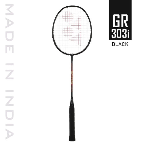 Yonex Badminton Racquet GR 303I|Black |Made in India |
