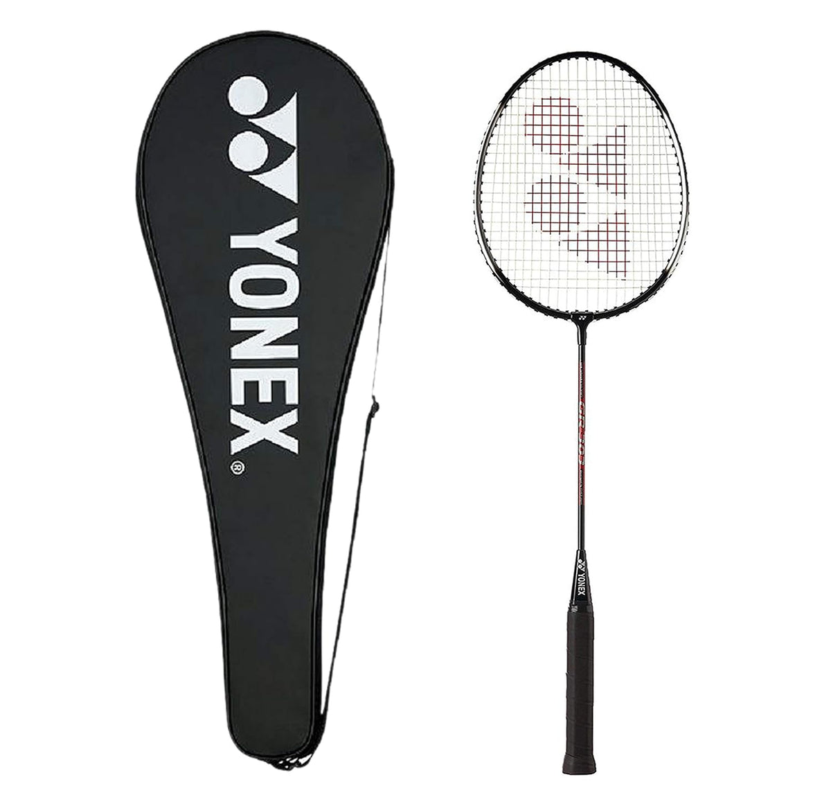 Yonex GR 303 Aluminium Blend Badminton Racquet with Full Cover (Black)